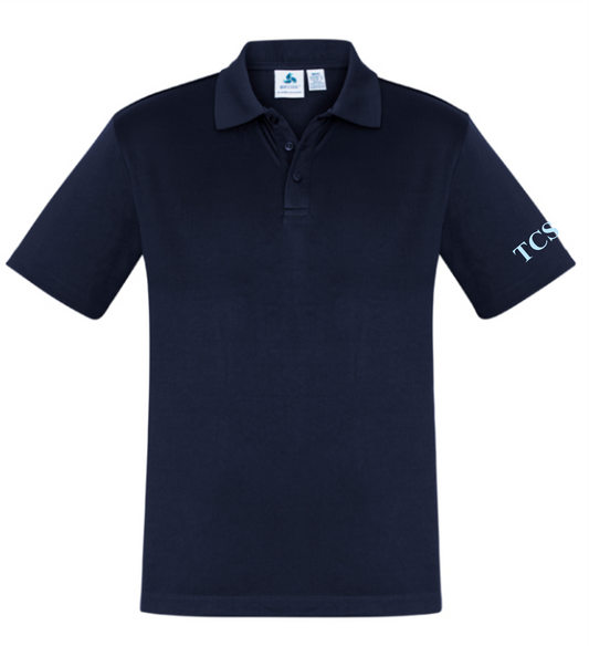 TCS NAVY Short Sleeve Polo